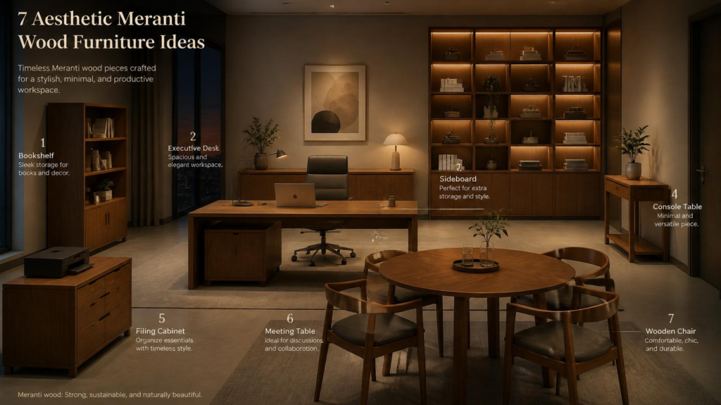 Furniture Kayu Meranti Estetik: 7 Rekomendasi yang Wajib Kamu Tiru di Rumah